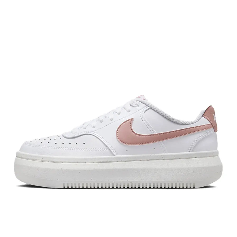 Nike Court Vision Alta Women's Low-Top Basketball Shoes Soft & Comfortable, Durable White/Black DZ5394-107