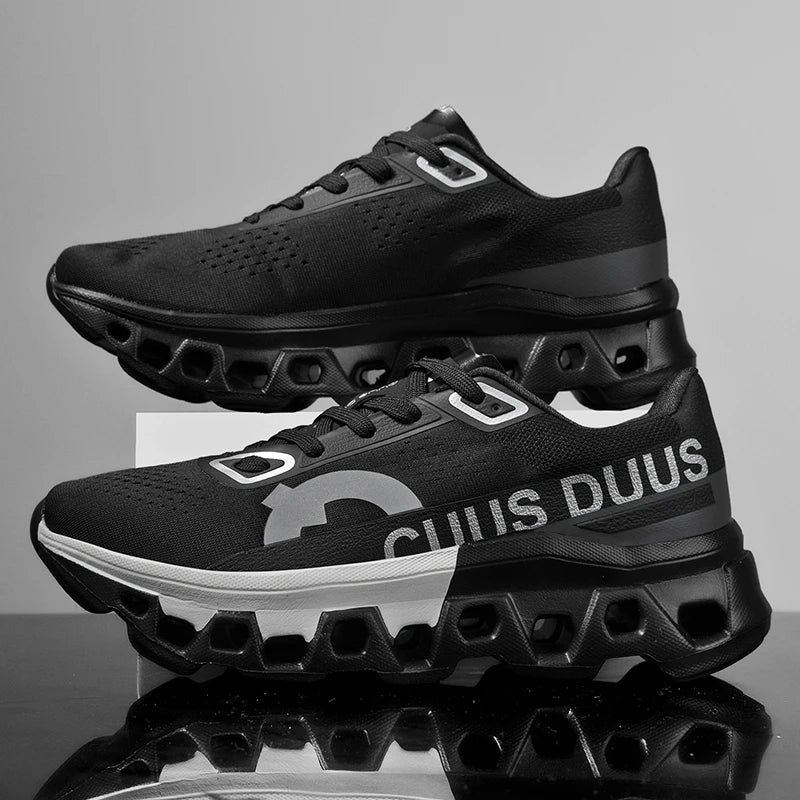 Мъжки обувки за бягане офроуд с омекотяване, неплъзгаща се дишаща мрежа, луксозни обувки за открито, унисекс тренировки и състезателни маратонки
