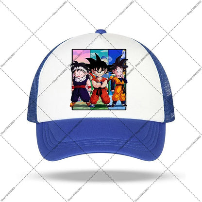 Dragon Ball-baseballkeps för kvinnor och män, solhattar, kepsar med tryck av seriefigurer och anime, bekväma unisex-bomullskepsar för vuxna, perfekta som sommargåvor och festpresenter