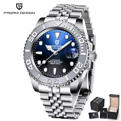 PAGANI DESIGN V2 Japan movement Luxury Men Mechanical Watch 40MM Ceramic bezel AR Coated Sapphire Glass Automatic Watch For Men