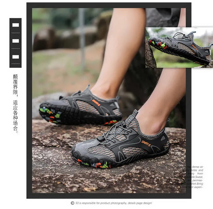 Męskie buty do brodzenia, buty plażowe typu „barefoot”, antypoślizgowe i odporne na zużycie, buty do pływania pod prąd, damskie buty do sportów wodnych na świeżym powietrzu