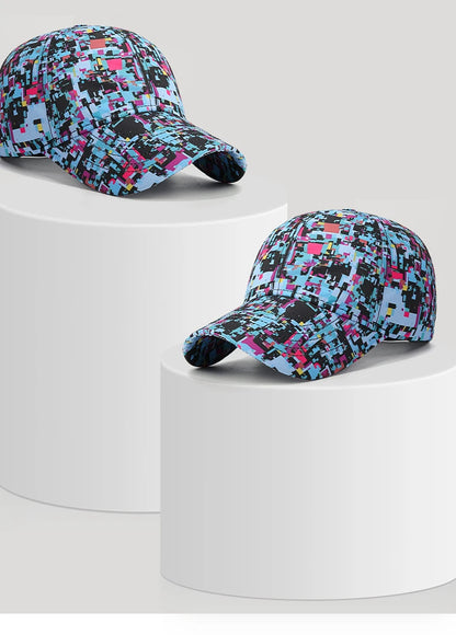 Sommar-graffiti-lysande basebollkeps, unisex, utomhus-solskyddskeps, modekeps, sportkeps, avslappnad keps med duckbill-form