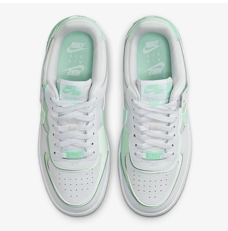 Nike Genuine AIR FORCE 1 Women's Thick-Sole Low-Top Classic Sneakers FZ3773-100