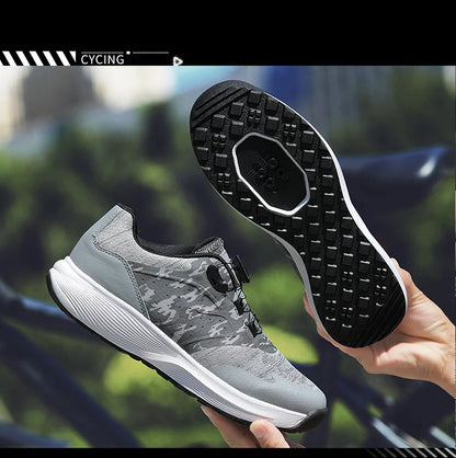 Cycling Sneaker MTB Men Sports Dirt Bike Shoes SPD Pedal Mountain Bicycle Footwear Speed Racing Man Flat Off Road Cycling Shoes