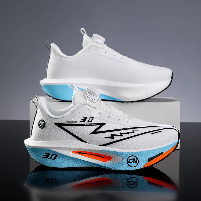 Ténis de corrida 2026 com placa de carbono para maratona, desportivos para homem, respiráveis, leves, confortáveis para mulher, atléticos, antiderrapantes e casuais, novidade