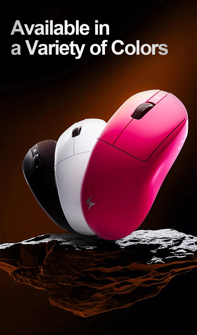 ATK Dragonfly A9 Ultra Wireless Gaming Mouse PAW3950, Tri-Mode 8K Gaming Mouse, Ultra-Lightweight Ergonomic Esports Mouse for FPS Gaming