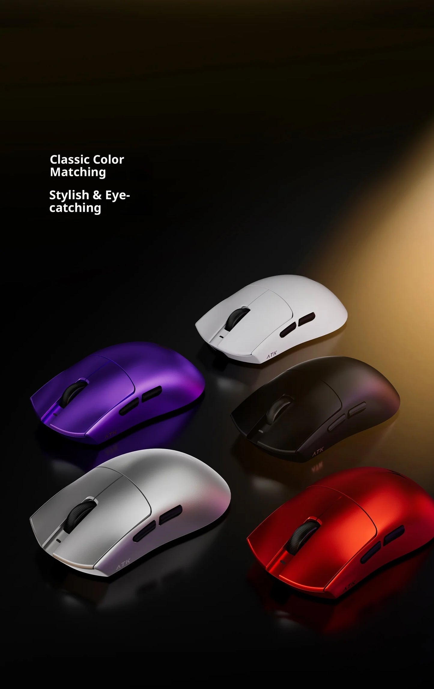 ATK X1 V2 Ultimate 2.0 Mouse Wireless Paw3950 Ultra 54g Lightweight 750ips 0.163ms Low Latency 650ips Gamer New Accessory Gifts
