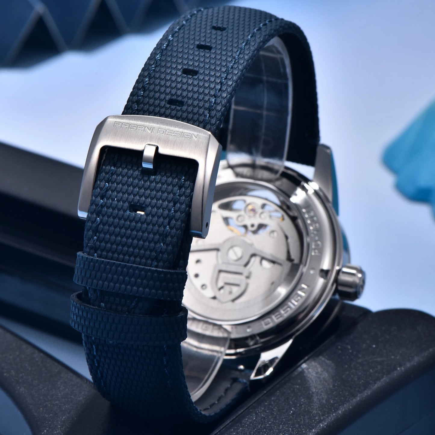 PAGANI DESIGN 2026 Men Mechanical Watch E3255Y 41mm Sapphire Crystal Stainless Steel Calendar Waterproof Reloj Hombre