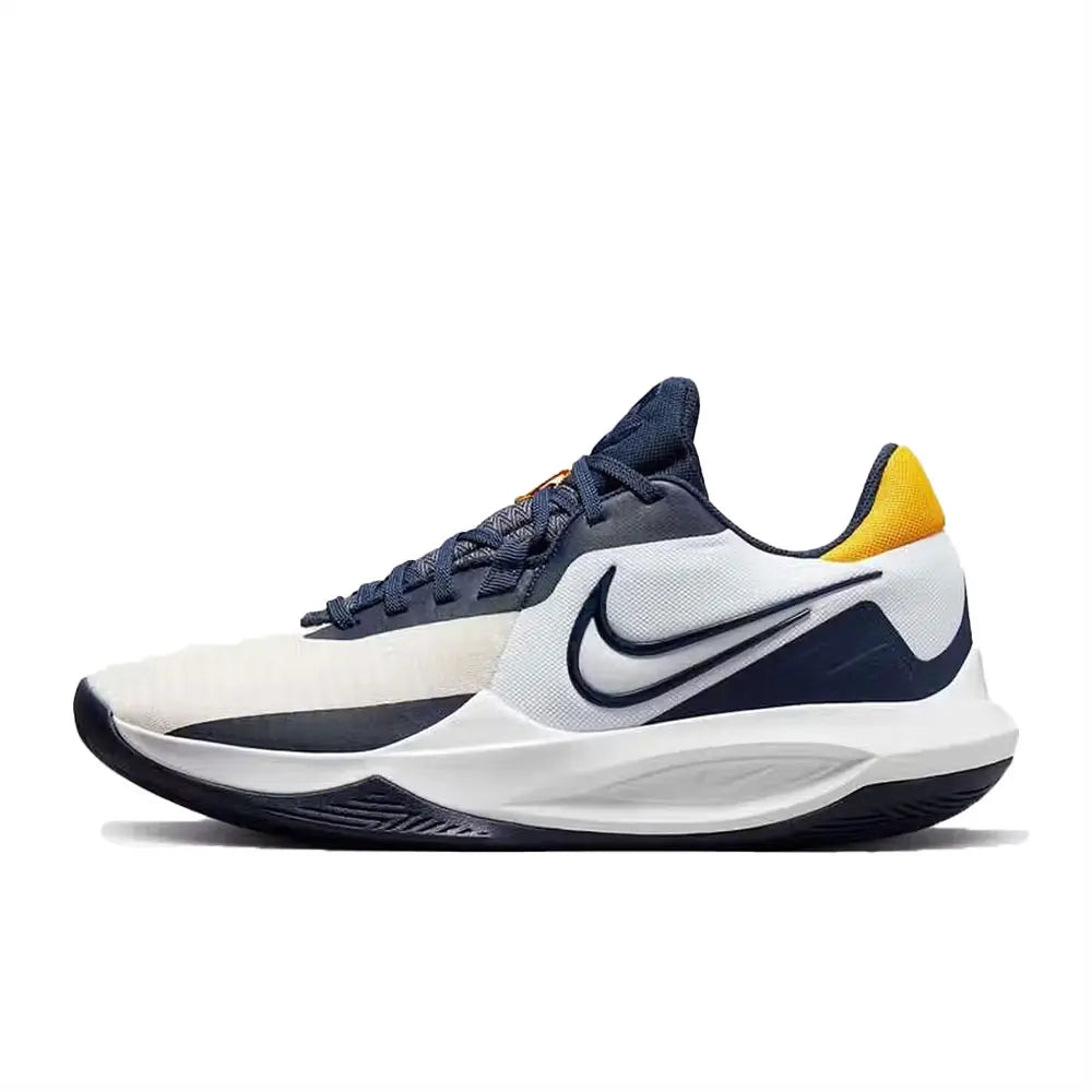 Nike Precision 6 Comfortable and Versatile Low-Top Basketball Shoes for Men DD9535-008