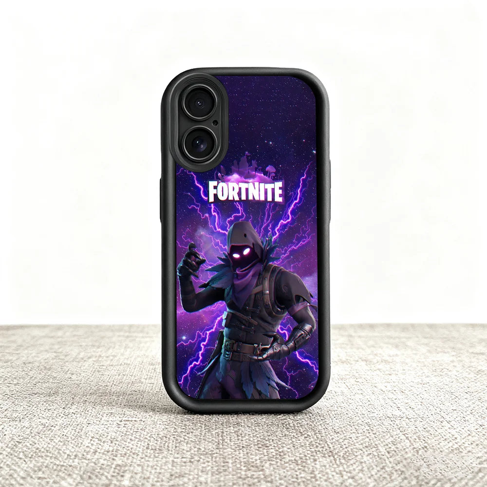Game F-Fortnite Survival phone case For iPhone 11 12 13 14 15 16 17 Max Pro Plus Air Mini Lens Protective Black Soft Shell