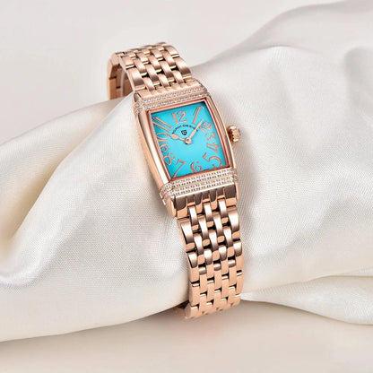PAGANI DESIGN Luxury Fashion Women's Quartz Watch Swiss Ronda Movt Sapphire Stainless Steel Waterproof Clock Gift For Woman