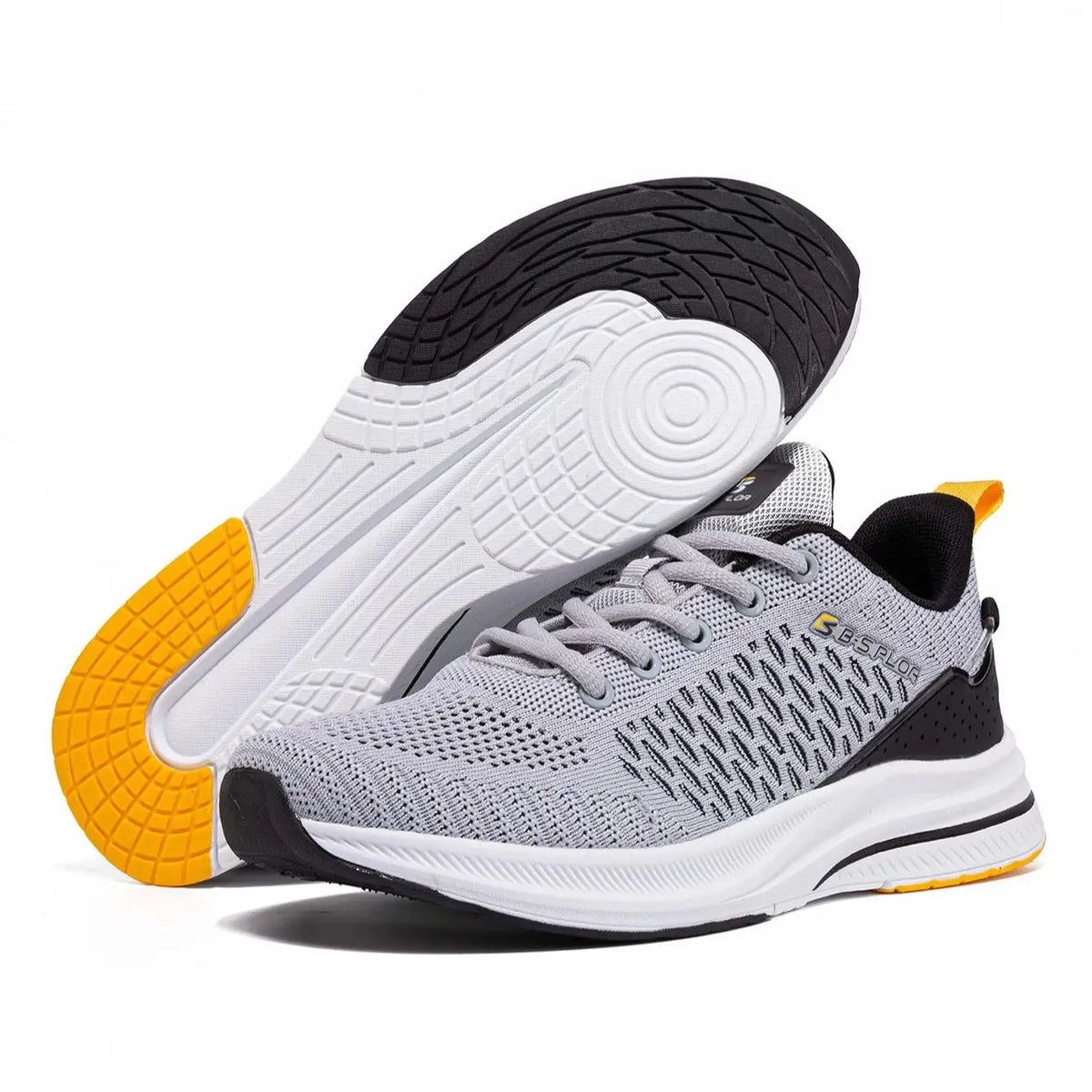 Ténis de corrida para homem Baasploa – Ténis casuais de malha, leves e de design, para corrida, respiráveis, com atacadores, para caminhada desportiva