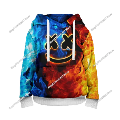 Sweatshirts com Capuz Fortnite 2025 Novas com Impressão 3D para Homem, Hoodie Harajuku de Manga Comprida, Sweatshirt Oversized Unissexo para Cosplay