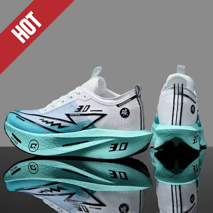 Air Running Shoes Men Sports Marathon Carbon Plate Breathable Lightweight Women Comfortable Athletic Leisure Sneakers Soft Sole