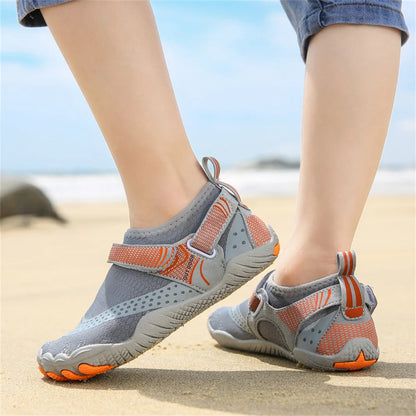Kids Aqua Shoes Summer Beach Five Fingers Barefoot Water Shoes Swimming Lightweightl Non-slip Seaside River Children Sneakers
