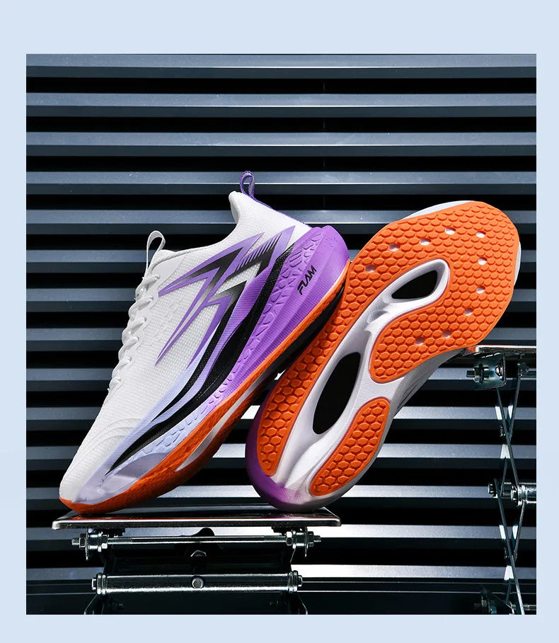 Men Running Shoes Speciality Marathon Sports Shoes Breathable Lightweight Carbon Board Women's Trend Athletic Sneakers Women