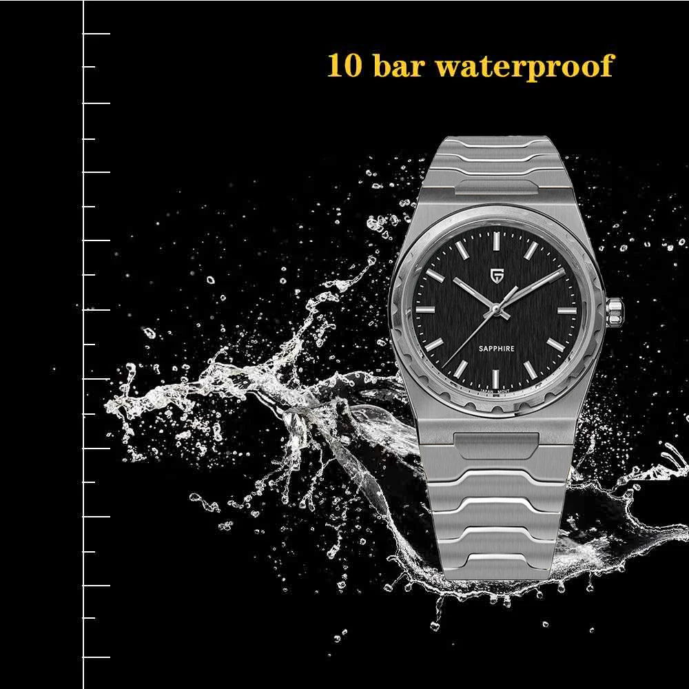 PAGANI DESIGN 2026 New Thin 7mm Fashion Men's Quartz Watch 10Bar Waterproof Stainless Steel Sapphire C3 Upgrade V2 reloj hombre