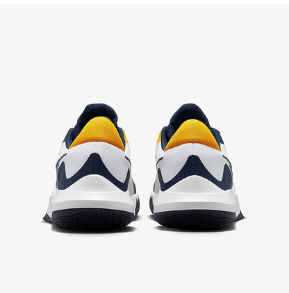 Sapatilhas de basquetebol Nike Precision 5 genuínas para homem, cano baixo DD9535-101