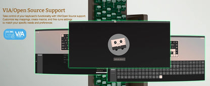 Teclado Gaming Mecânico em Madeira Womier WD75 QMK/VIA 8000mAh Tri-Mode Sem Fios, Personalizável, RGB e Hot Swappable