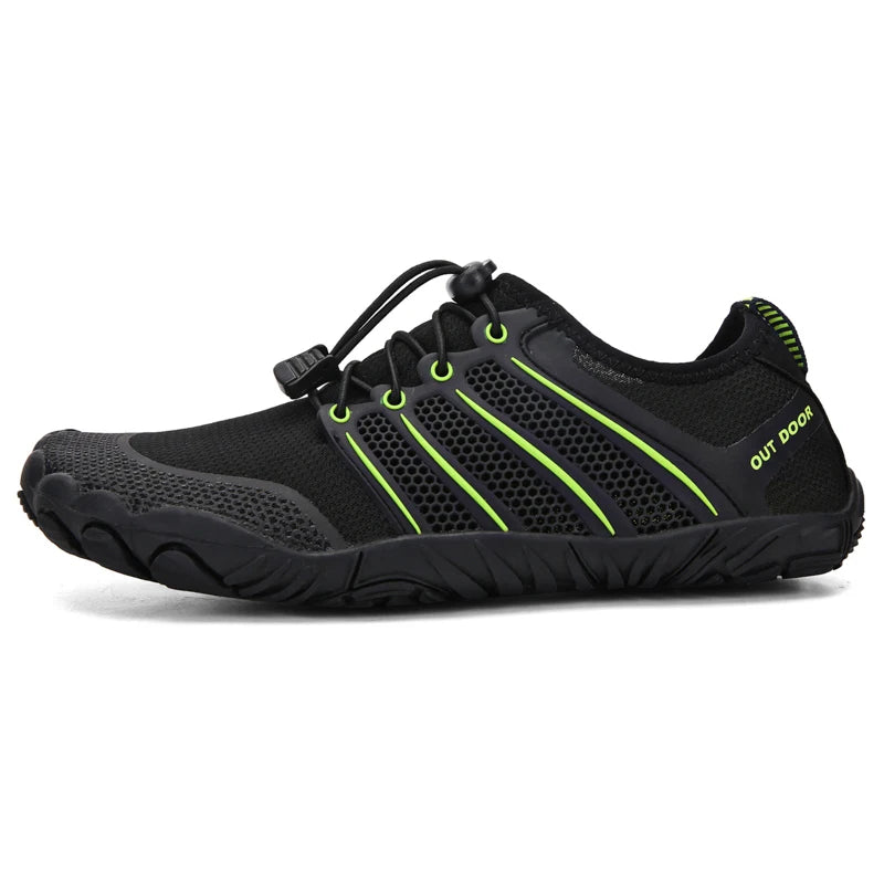 Mens Minimalist Running Cross Training Shoes Barefoot Shoes Big Toe Box Five Finger Shoes Saguaro Barefoot Pit Viper Paracord
