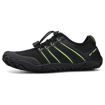 Mens Minimalist Running Cross Training Shoes Barefoot Shoes Big Toe Box Five Finger Shoes Saguaro Barefoot Pit Viper Paracord