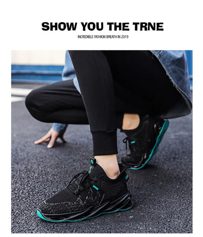 Men's Comfortable Running Shoes Breathable Sporty Casual Versatile Heightening Dad Shoes Autumn New Arrival Low Cut Sneakers