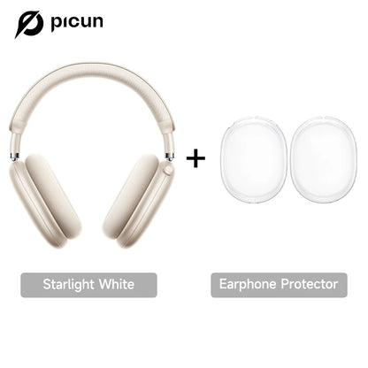 Cuffie wireless Picun F8 Pro ANC con head tracking, audio spaziale 3D, ANC -52dB, headset Bluetooth Hi-Fi, microfono HD ENC, app a bassa latenza