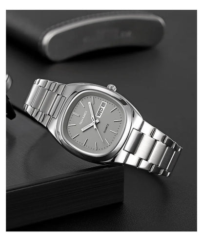 SKMEI 2420 Casual Female Wristwatch Dress For Women Ladies Business Steel Clock Fashion Quartz Date Time Women Luxury Watches