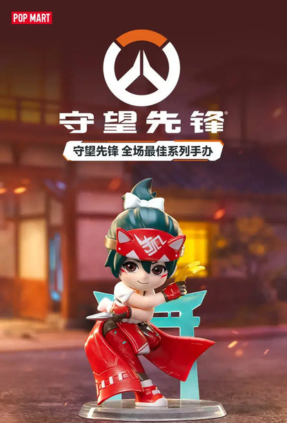 POP MART Overwatch Play of the Game Series Original-Blind-Box Überraschungs-Mystery-Box Niedliche Anime-Actionfiguren Ornamente Figuren
