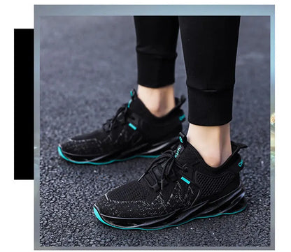 Men's Comfortable Running Shoes Breathable Sporty Casual Versatile Heightening Dad Shoes Autumn New Arrival Low Cut Sneakers