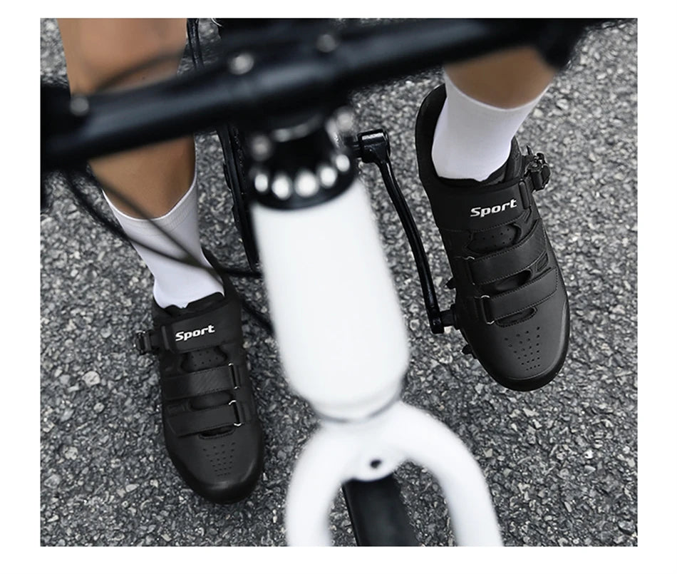 Men's Cleatless Cycling Shoes Flat Pedal MTB Shoes Non-Slip Rubber Speed Road Bike Shoes Women Racing Mountain Bicycle Sneakers