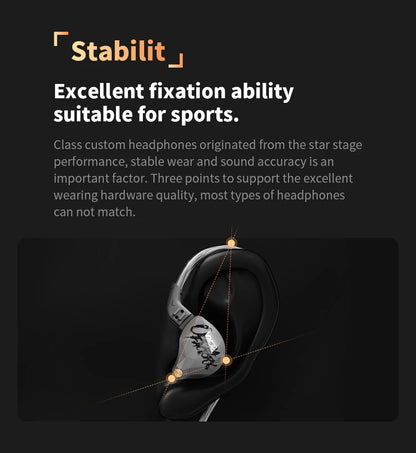 Whizzer OC1 Wired Headphones with Mic and Play/Pause Control HiFi Earphones Bass High Quality Clear Vocal