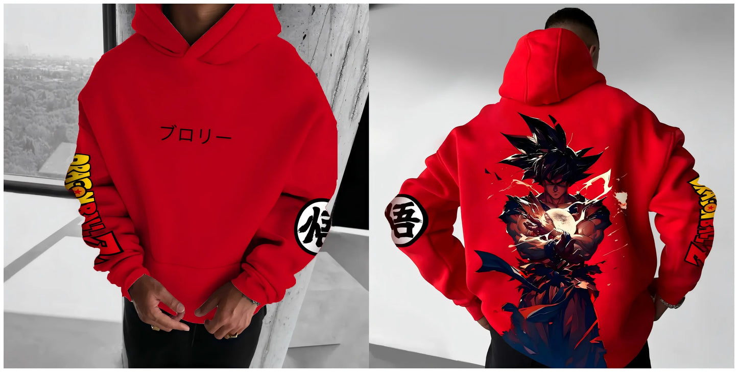 Dragon Ball 2026 Hot Fashion New Anime Harajuku Hoodie Streetwear Men Autumn Winter Hooded Sweater Oversized Women Unisex Top