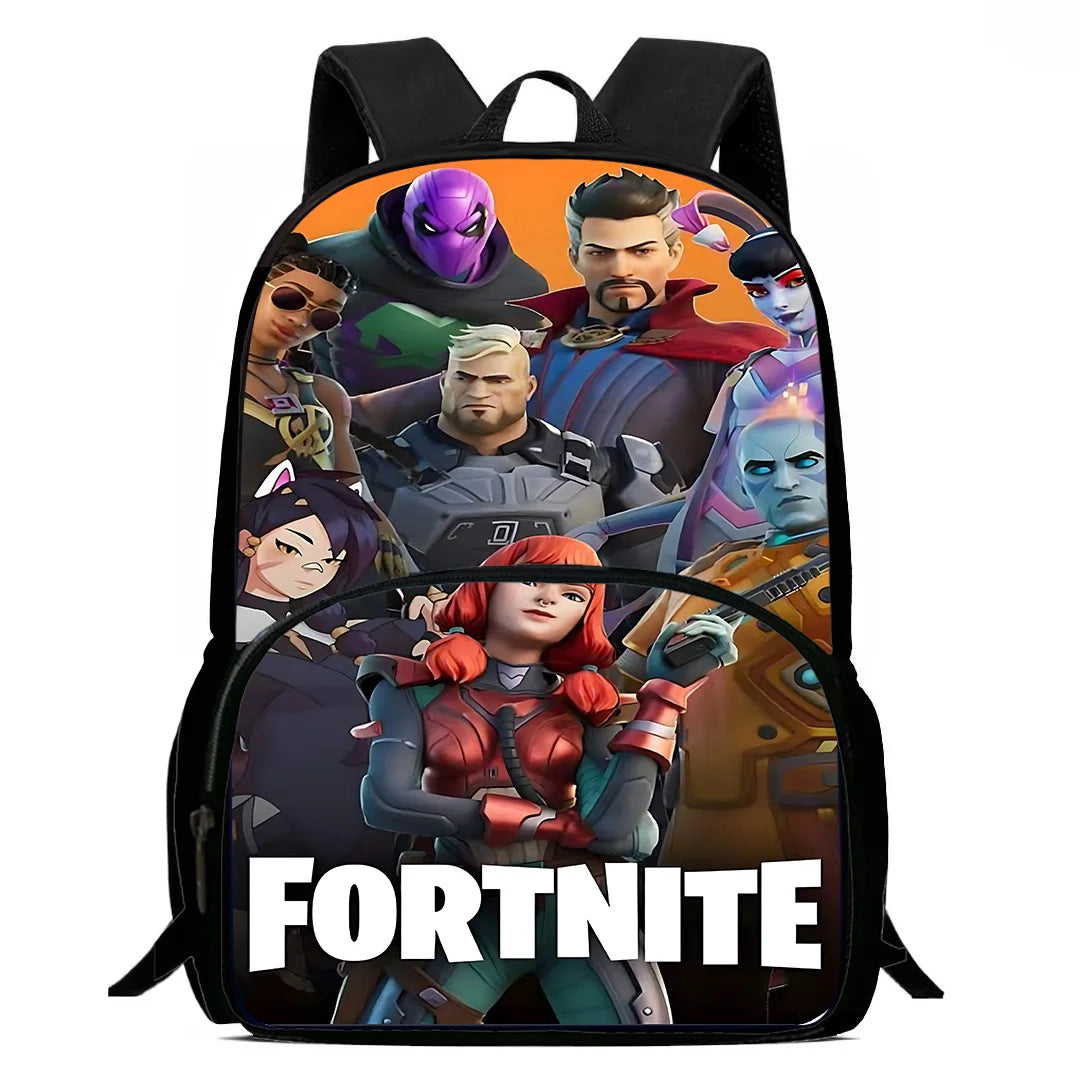 Hot Game Design Child Backpacks F-FortniteS Lunch Bag Pencil Case Pupil Large Capacity School Bags For Boy Girl Best Gift
