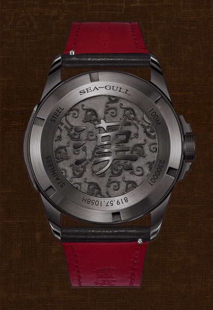 2025 Seagull Mechanical Watch For Men Luxury Vintage Military Watch Luminous Sapphire 100M Waterproof Watches Reloj Hombre 1058H