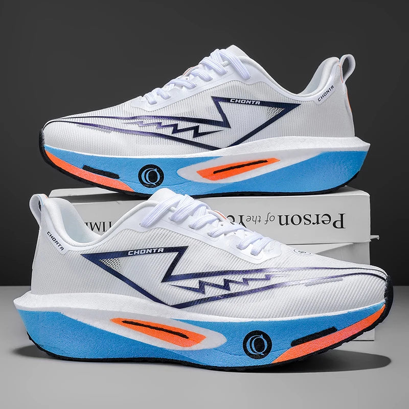 2026 Running Shoes Carbon Plate Marathon Men Sports Breathable Lightweight Women's Comfortable Athletic Antiskid Sneakers Casual