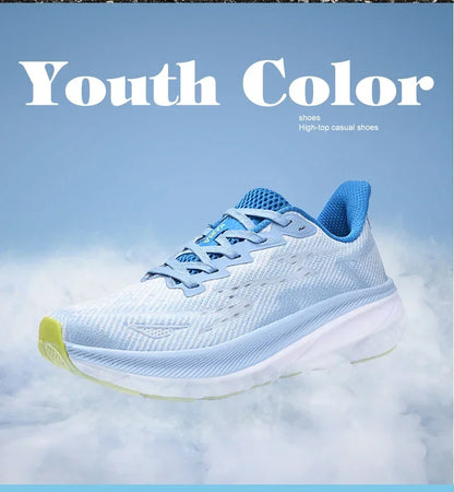Ténis desportivos casuais 2025 para corrida, outdoor, confortáveis para primavera/verão, antiderrapantes, unissexo para homem e mulher, sapatilhas de treino macias para homem