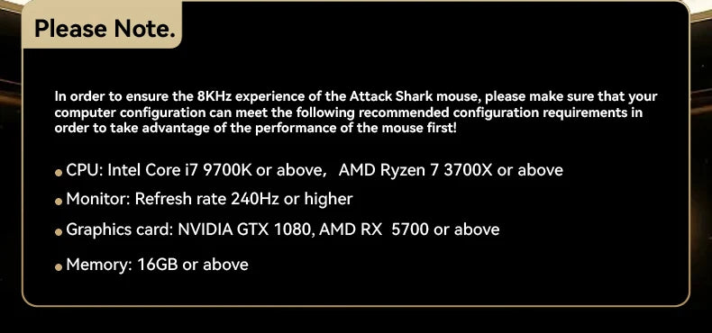 Rato Gaming Sem Fios ATTACK SHARK R5 ULTRA - Polling 8K, Sensor PAW3950MAX, 42,000 DPI, Fibra de Carbono Ultraligeira para Esports Profissionais