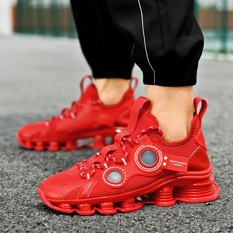 Men's Basketball Shoes Breathable Cushioning Non-Slip Wearable Runing Shoes Gym Training Athletic Basketball Sneakers for Men