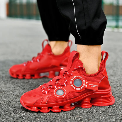 Men's Basketball Shoes Breathable Cushioning Non-Slip Wearable Runing Shoes Gym Training Athletic Basketball Sneakers for Men