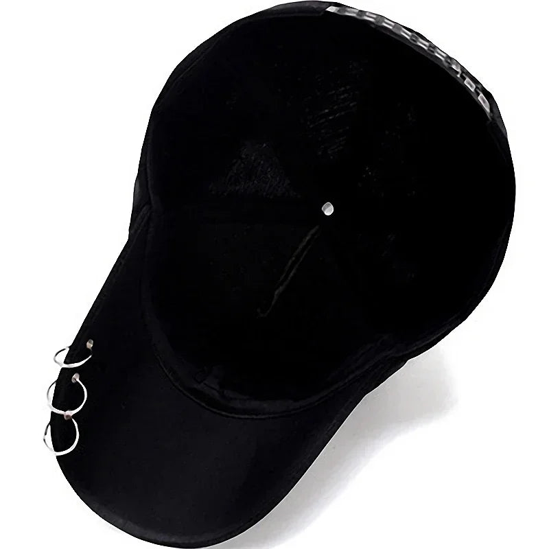 Metalen gepersonaliseerde baseballpet met klassiek randontwerp, lichtgewicht en ademend! Keuze uit vier kleuren