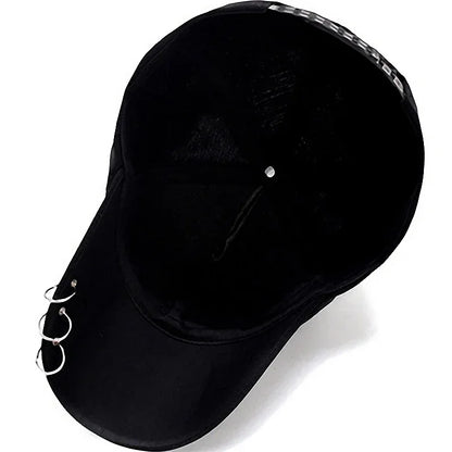 Metalen gepersonaliseerde baseballpet met klassiek randontwerp, lichtgewicht en ademend! Keuze uit vier kleuren