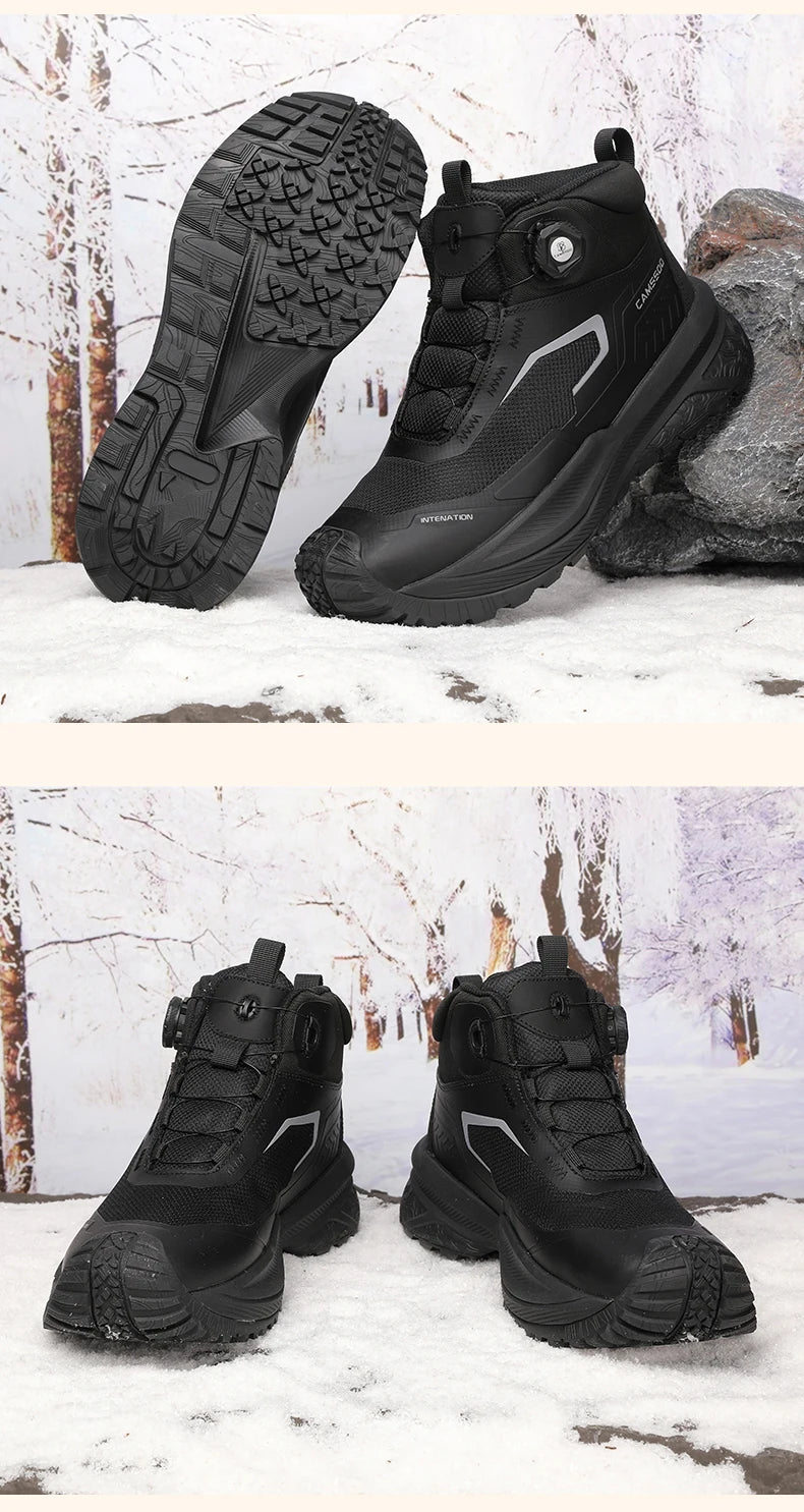 CAMSSOO Hiking Shoes Men Snow boots Outdoor Sports Climbing Shoes women Trekking Sneakers ankle boots hunting shoes travel boots