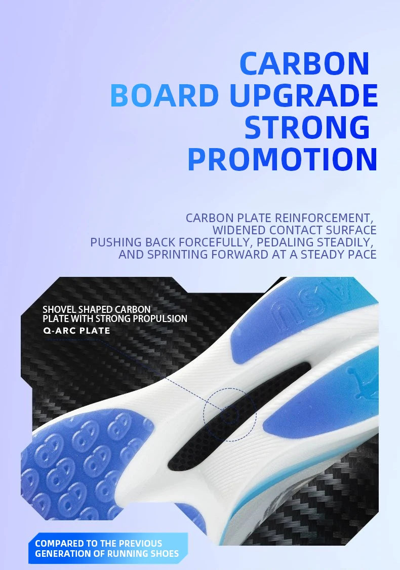 QIAODAN Feiying PB3 Enhanced Edition Professional Marathon Carbon Board tekaški čevlji moški športni copati QDB023251299T