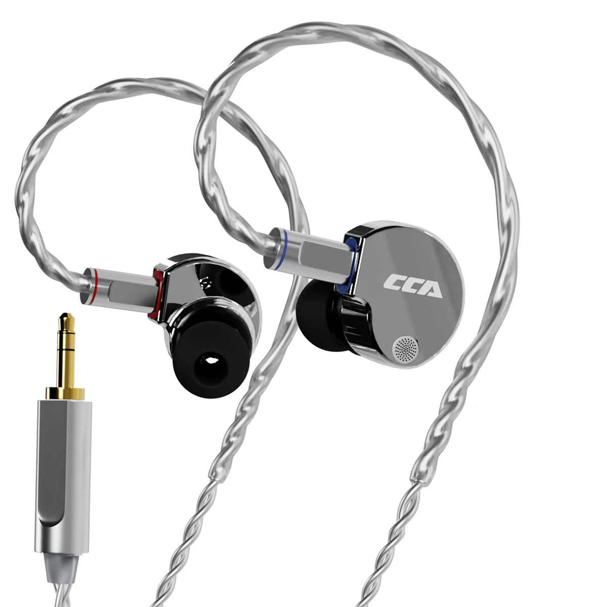 CCA Phoenix Wired Earphones Dynamic Drive LCP Diaphragm Music Headphone With Detachable Cable Noise Reduction Gaming Earphones
