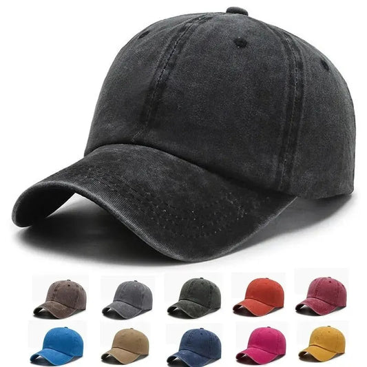 Ensfarvede baseballcaps til mænd, kasket i streetwear-stil til kvinder, snapback, casual kasket, dad hat, hiphop-kasket