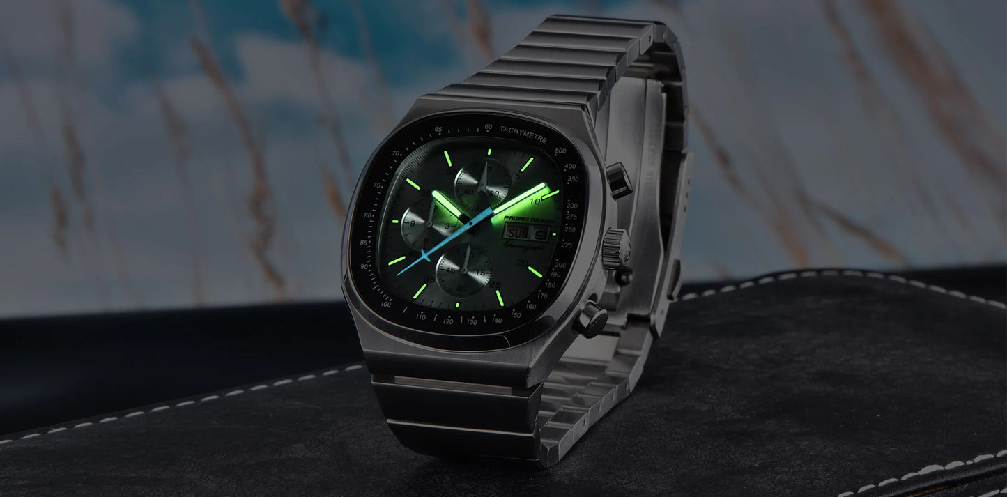 PAGANI DESIGN Men's Chronograph Watch Japan Miyota OS00 Movement Speed Tester Sapphire Waterproof Quartz Watch Reloj Hombre