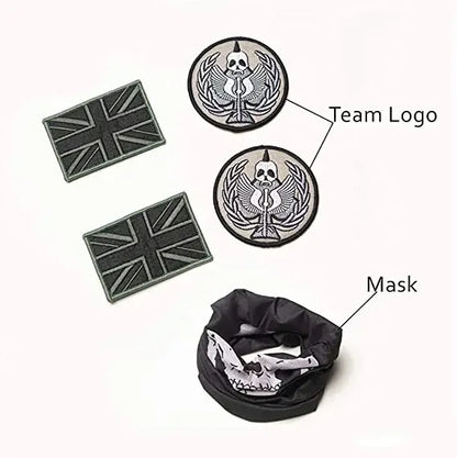 2025 Hot Unisex Adult Game Call of Duty Men Modern Warfare 2 Task Force 141 Ghost Coat Cosplay With Mask