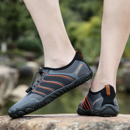 Mens Minimalist Running Cross Training Shoes Barefoot Shoes Big Toe Box Five Finger Shoes Saguaro Barefoot Pit Viper Paracord