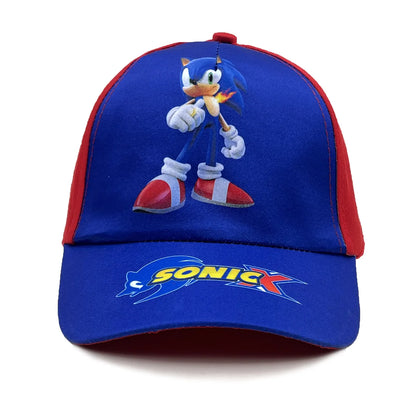 Casquette de baseball pour enfants Sonic 50-54 cm, personnage de dessin animé, hérisson ShadowTails, Knuckles, casquette de protection solaire, accessoire, cadeau